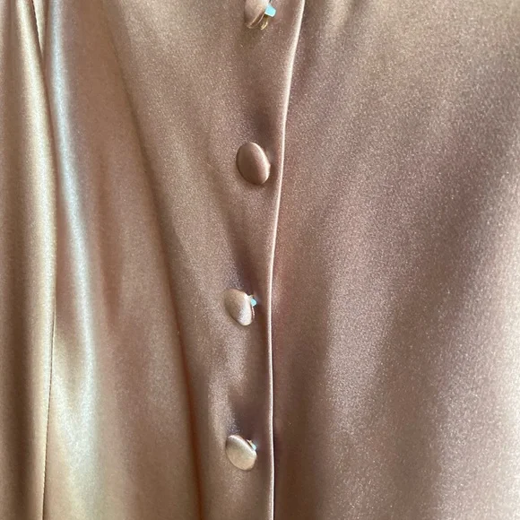 Inner Most Gold Satin Nightie, Size 3X - Picture 3 of 6